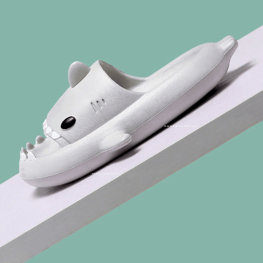 Baby en kinder slippers met haai Belleza