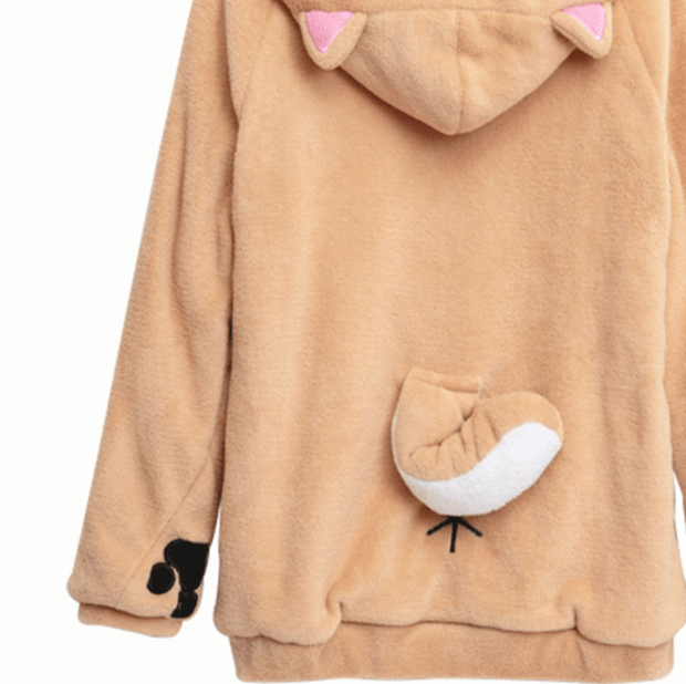 Shiba Inu Dog Cartoon Hoodie Belleza