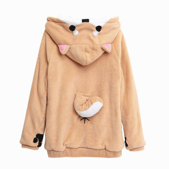 Shiba Inu Dog Cartoon Hoodie Belleza