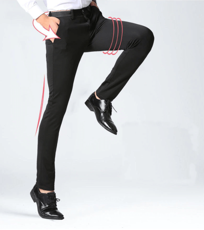 Slim Fit Stretch Formele Broek Belleza