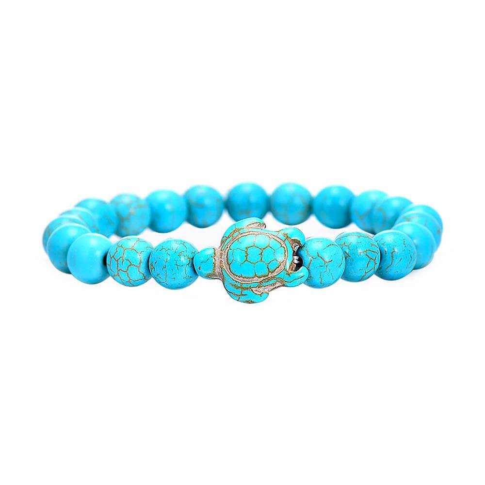 Turquoise Kralen Schildpad Armband! Belleza