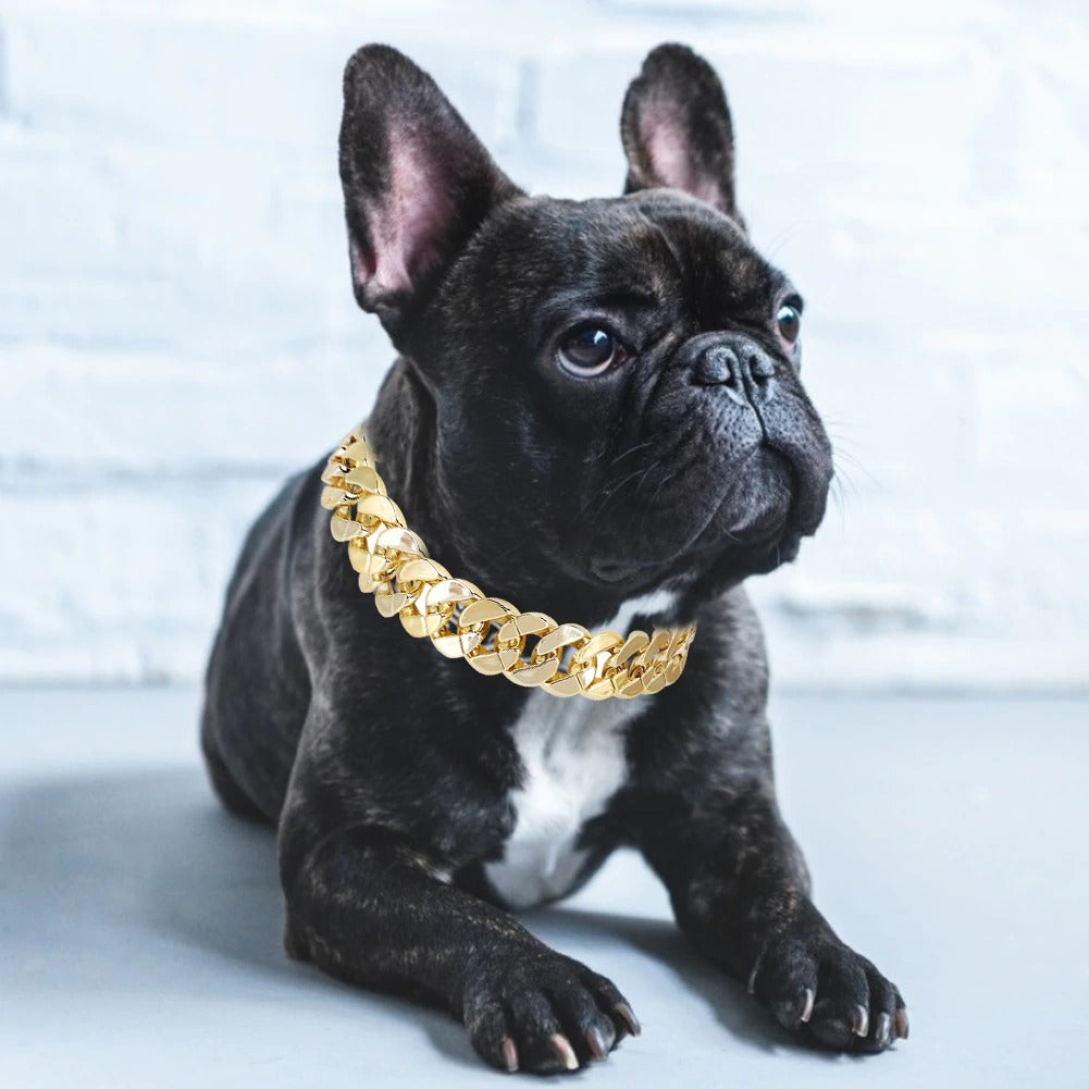 BlingBling Gouden Honden Ketting