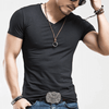 Heren Slim Fit V-hals T-shirt Belleza