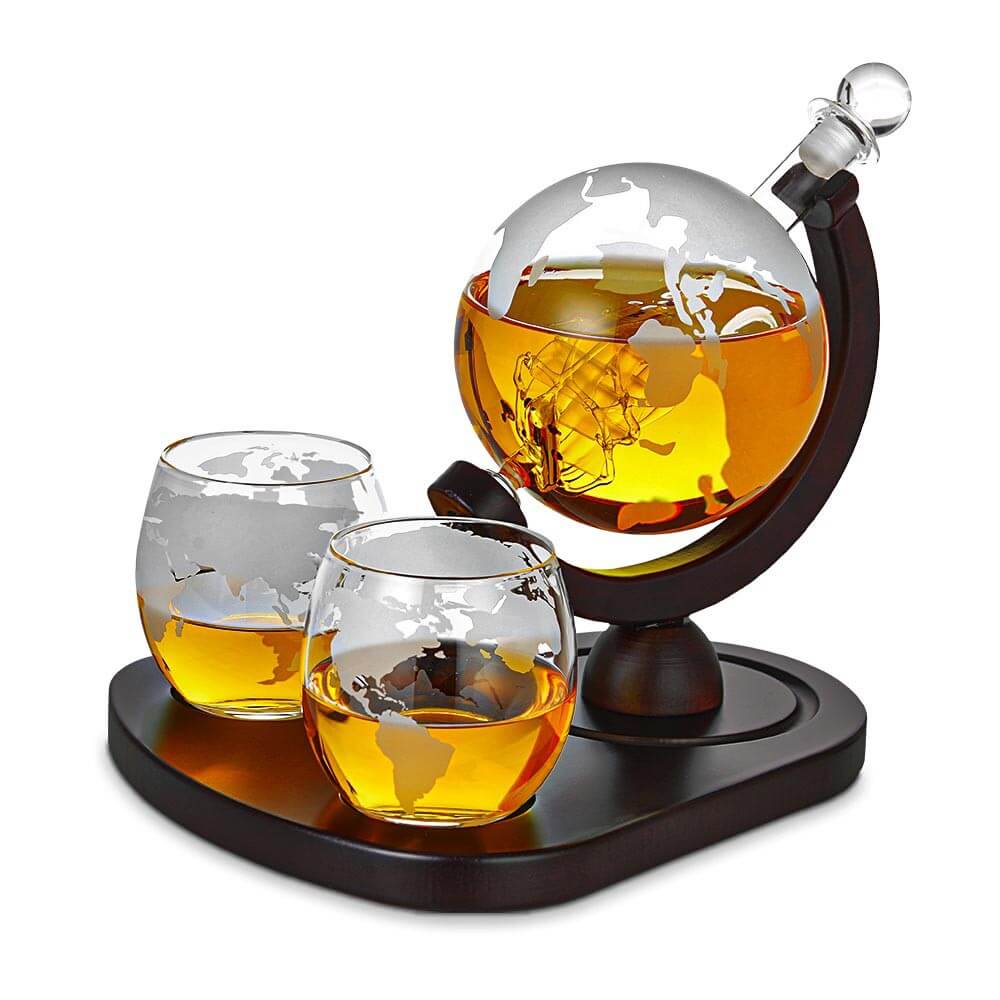 Globe Whiskey Karaf Set Belleza