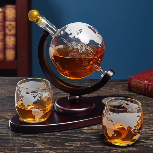 Globe Whiskey Karaf Set Belleza