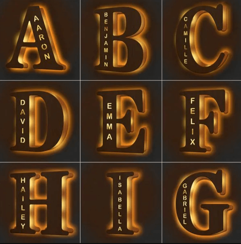 Gepersonaliseerd LED Nachtlampje Belleza