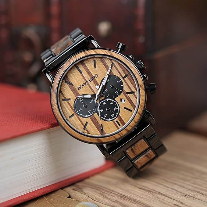 Luxe Houten Herenhorloge Belleza