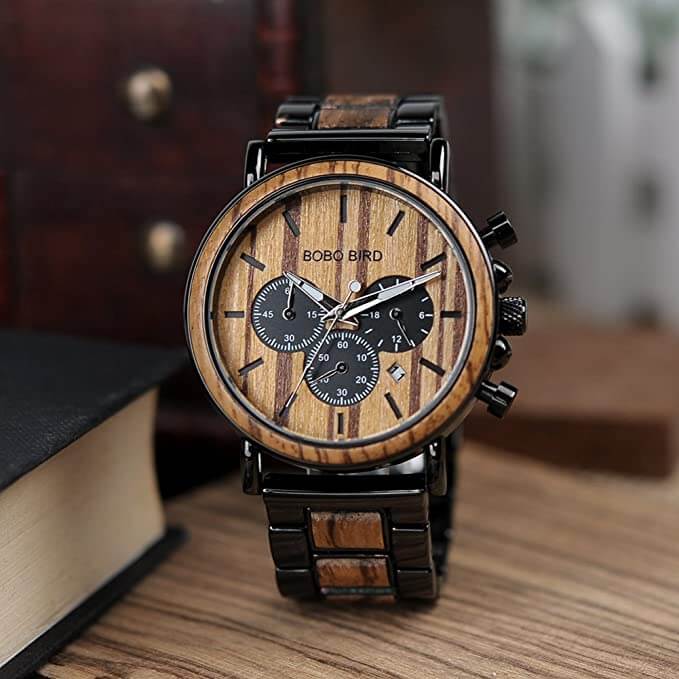 Luxe Houten Herenhorloge Belleza